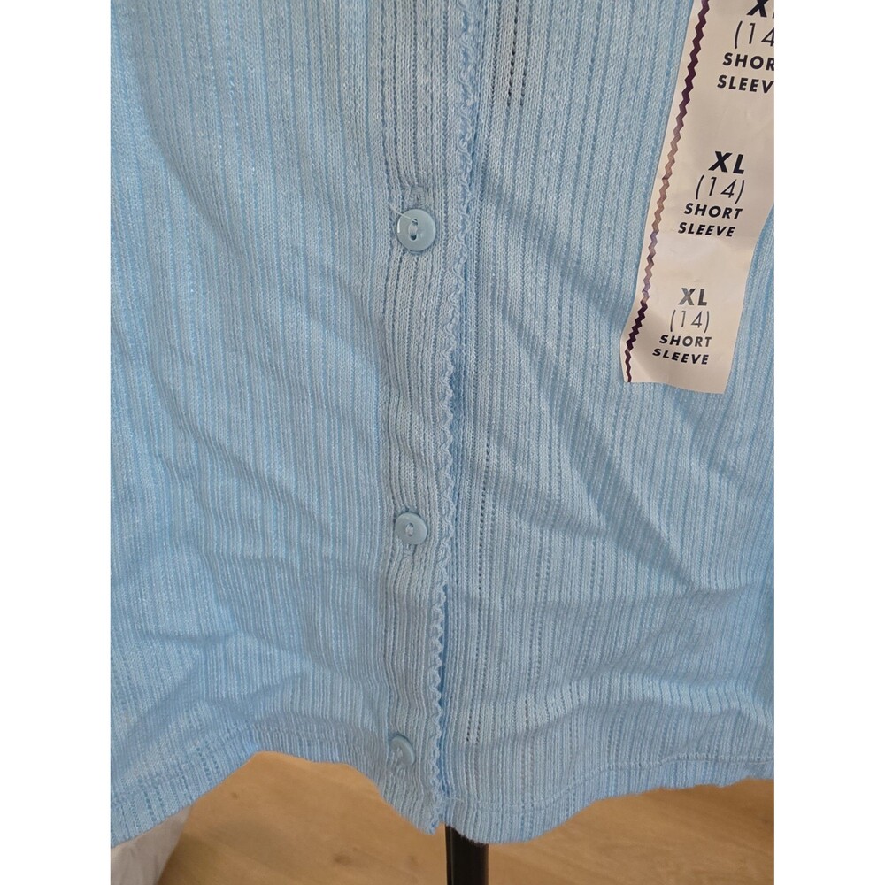 Cat And Jack Girls Blue Shirt Size XL 14 - Picture 2 of 7
